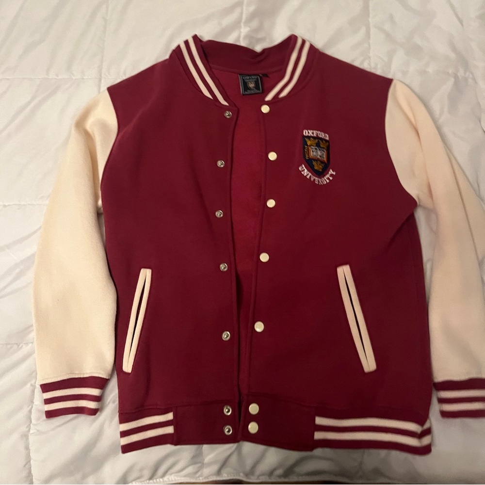 Authentic Red Oxford Jacket worn twice- really soft